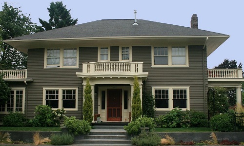 外墙涂料颜色效果图 外墙颜色大全图片欣赏